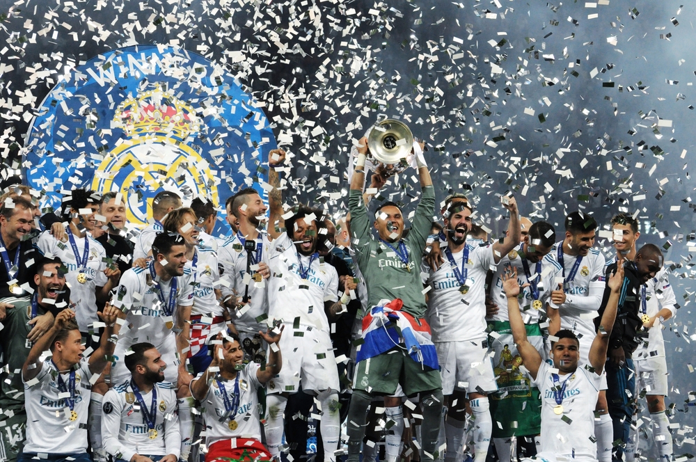Real Madrid Champions League winner 2022 - here the Madrilenians celebrate the 2018 Champions League triumph in Kyiv